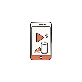 Turn a food or beverage photo into a video ad illustration